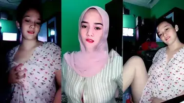 Bokep Indo Hijab Kalem Berubah Beringas Di Kasur poster