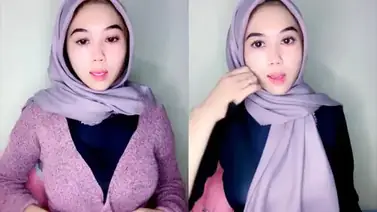 Jilbab Cantik SunGirl Host Hijabers Ngewe Brutal Memek Banjir poster
